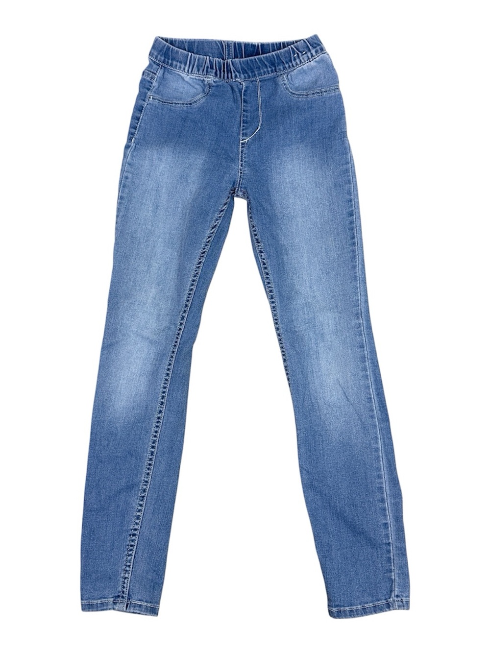 H&M Light Blue Kids Stretch Denim Jeans - Pull-On Waist